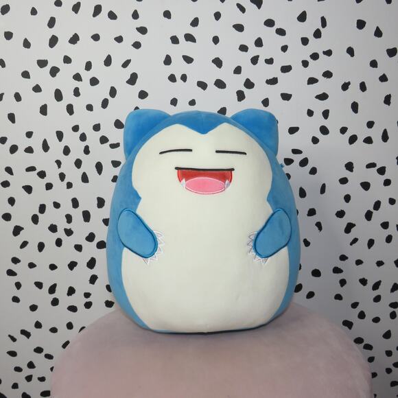 Kellytoy Squishmallows Pokemon Snorlax Plush Stuffed Toy - Picture 1 of 7